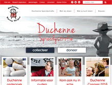 Tablet Screenshot of duchenne.nl